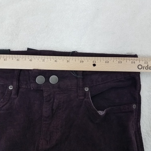 NEW Dear John Size 28 Gisele High Waisted Skinny Jeans Pants in Burgundy NWT $74 - Picture 5 of 13